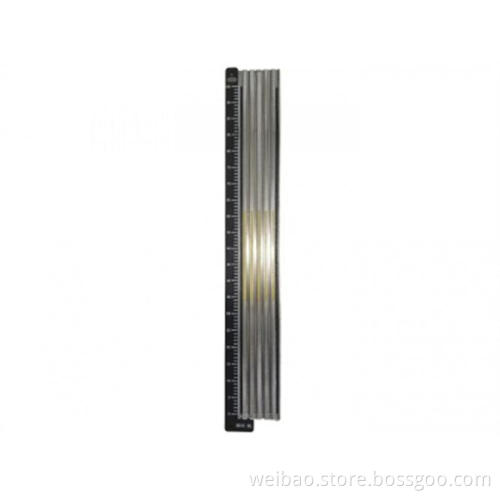 Ic ribbing process measuring counting ruler